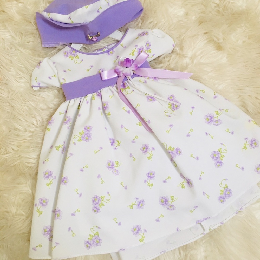 Girls Easter Dress with Hat